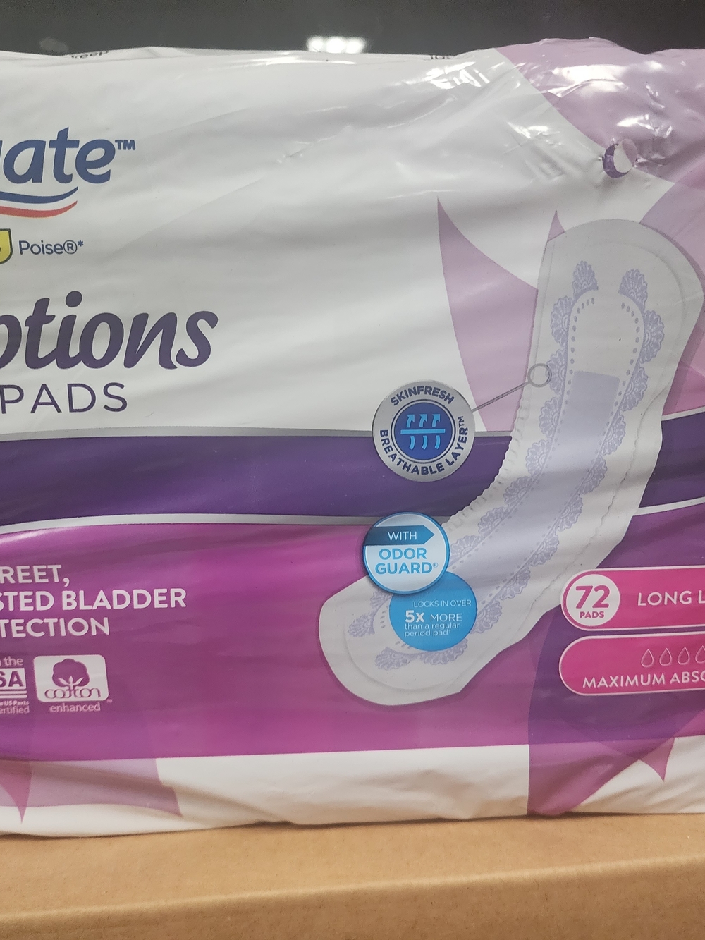 Depend Silhouette Incontinence Pads - 72